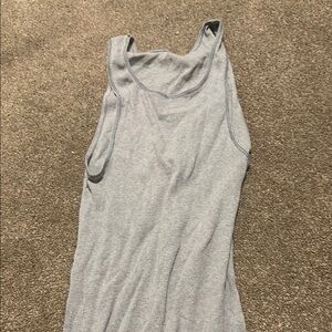 Gray Sleeveless Women's Top